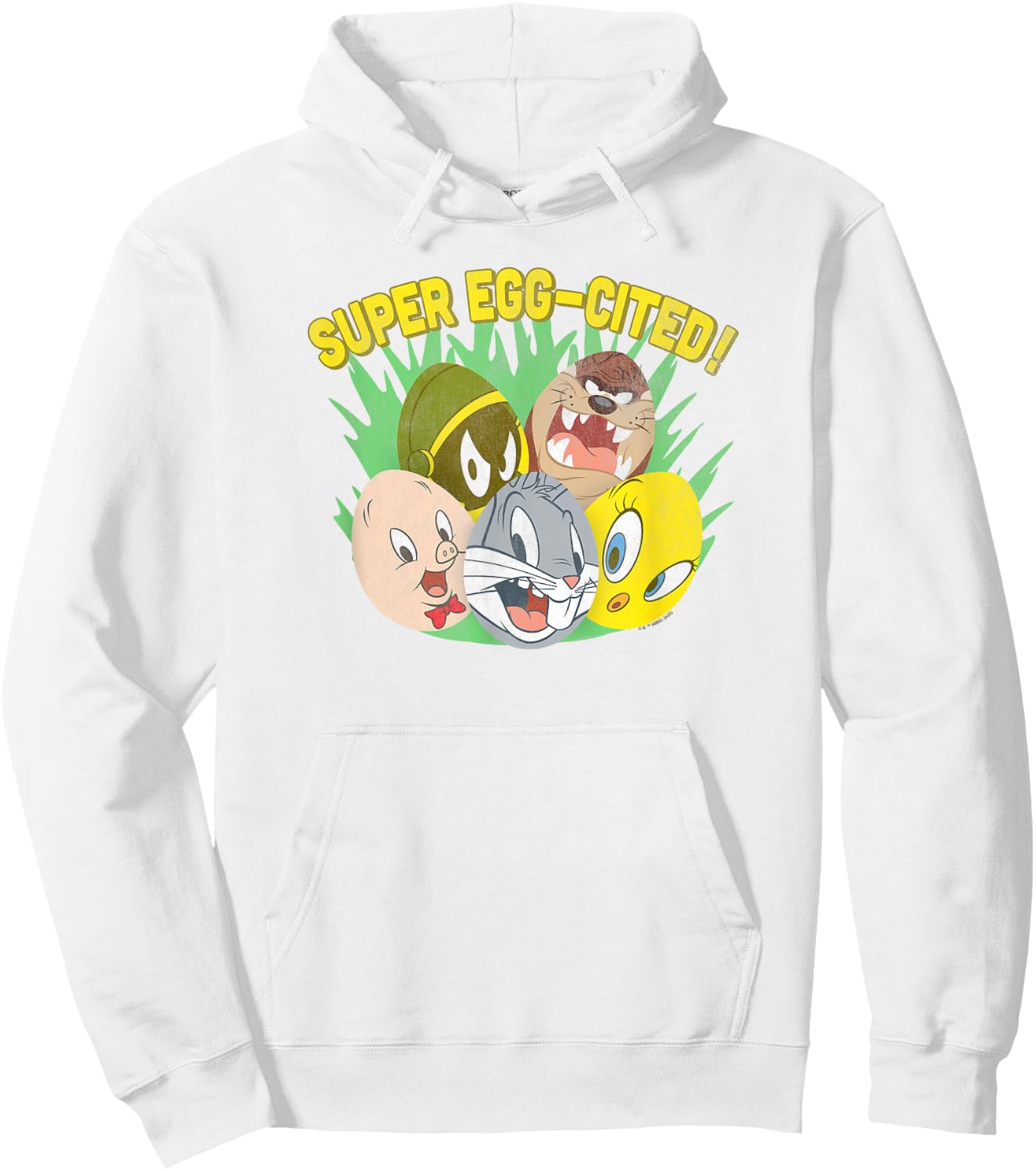 Looney Tunes Easter Super Egg-Cited! Spring Portraits Hoodie - Hoodie | White