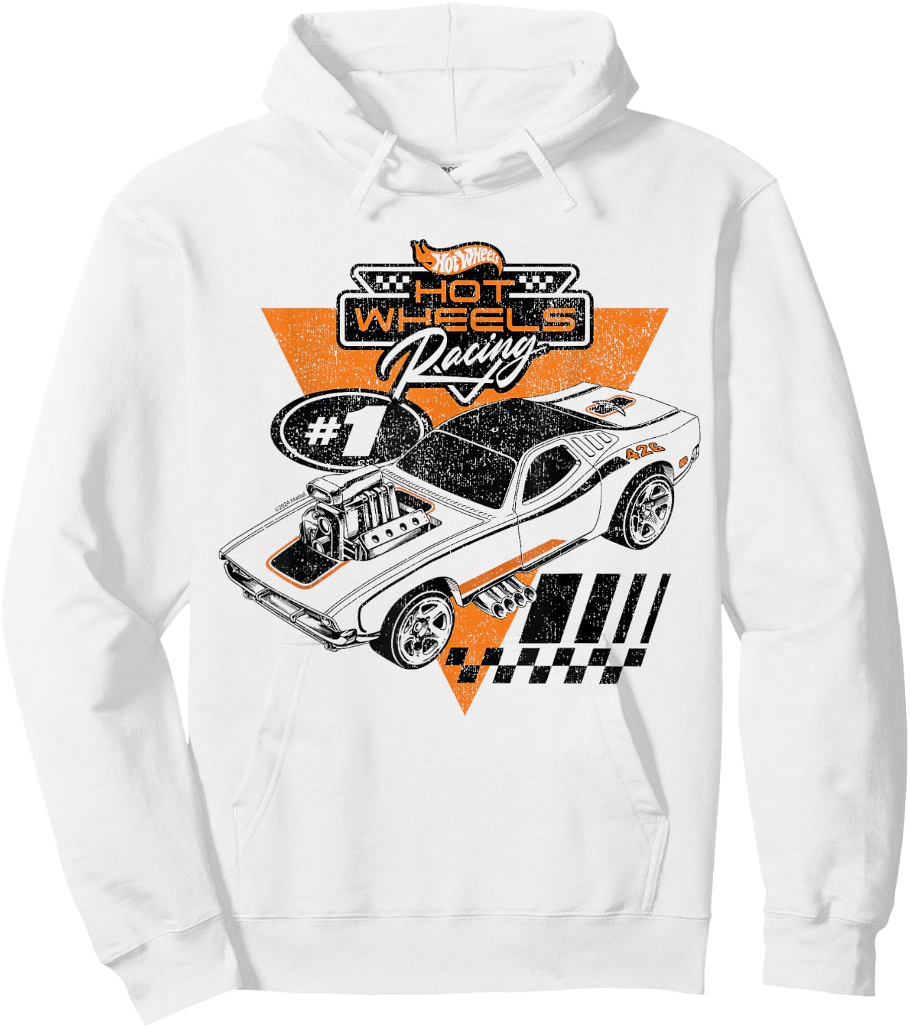 Hot Wheels - Rodger Dodger Racing Hoodie - Hoodie | White