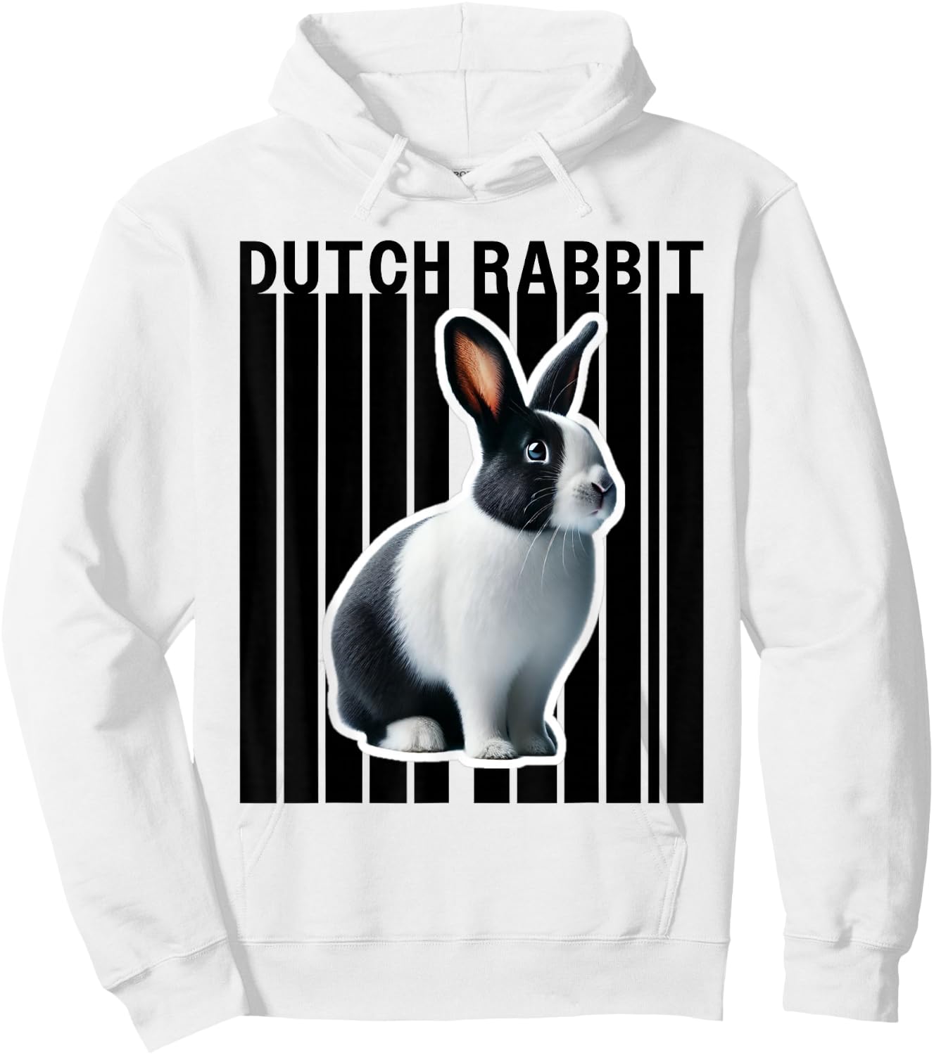 Dutch Rabbit Lovers Cute Bunny Hoodie - Hoodie | White