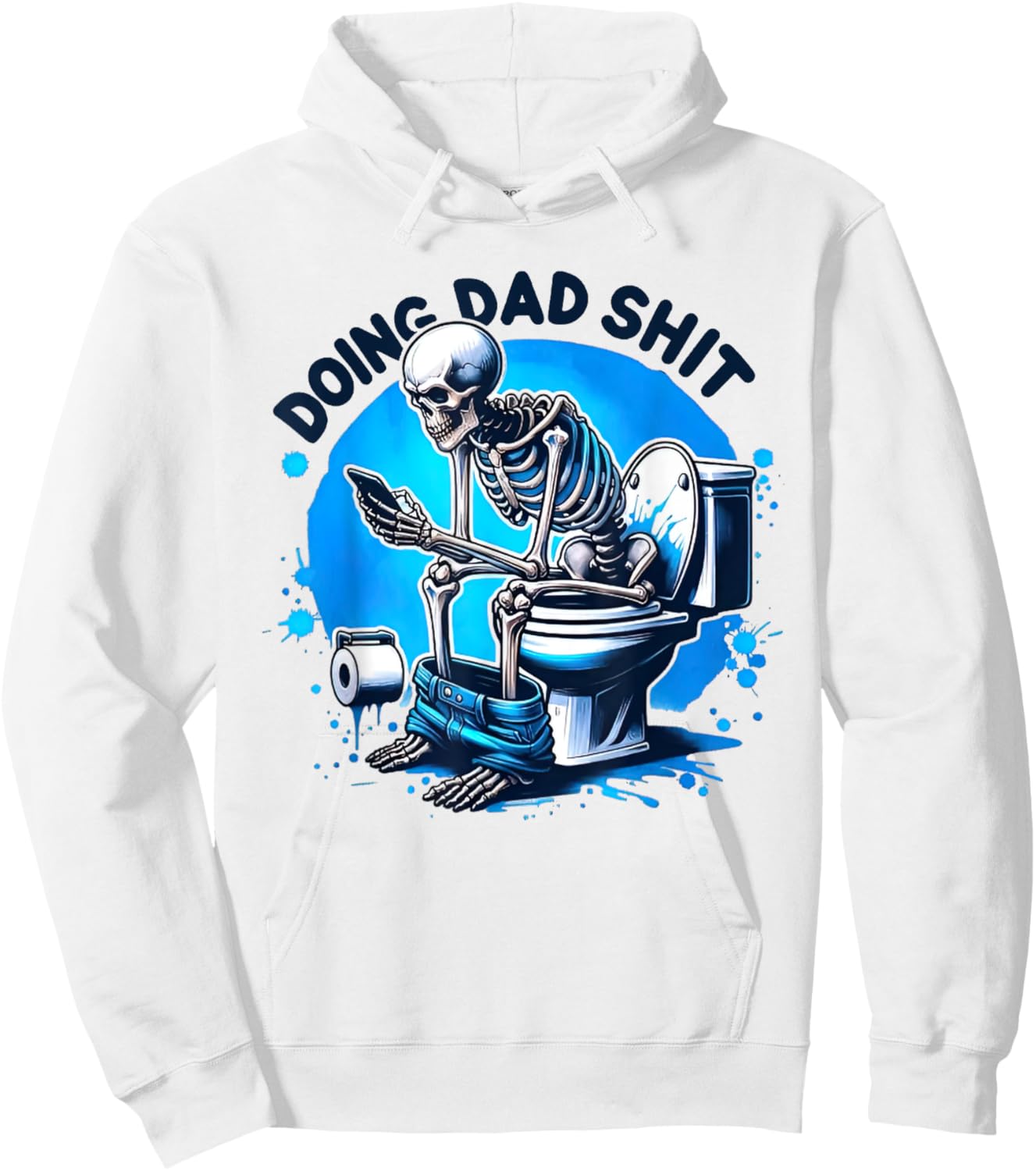 Doing Dad shit Hoodie - Hoodie | White