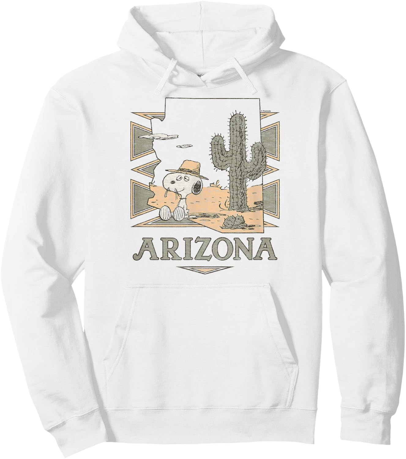 Peanuts - Spike Arizona Desert Cactus Hoodie - Hoodie | White