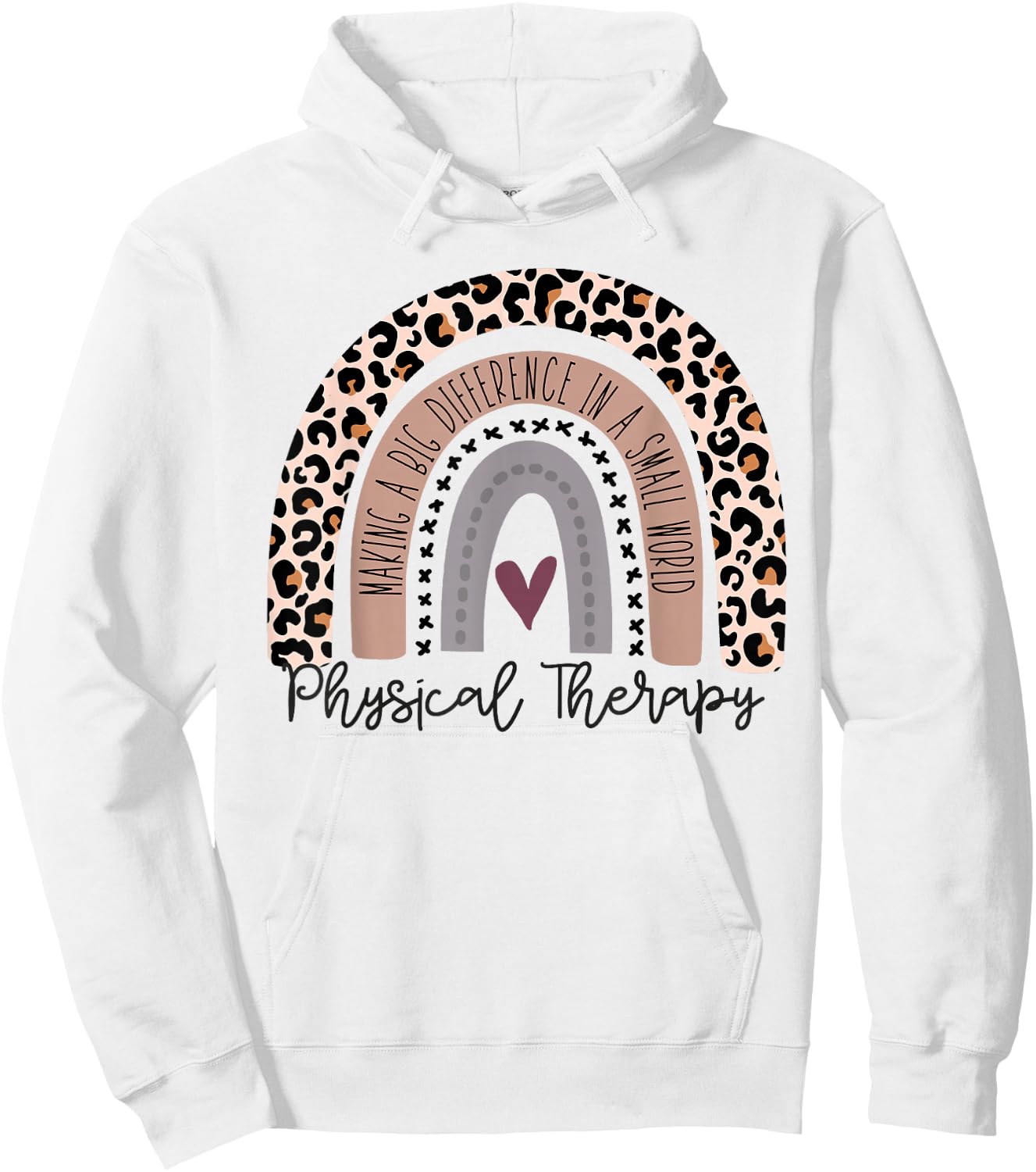 Physical Therapy Funny Physical Therapist pt therapist month Hoodie - Hoodie | White