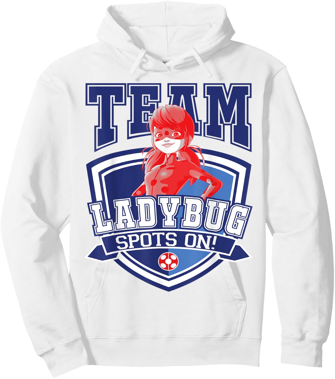 Miraculous Ladybug - Team Ladybug Hoodie - Hoodie | White