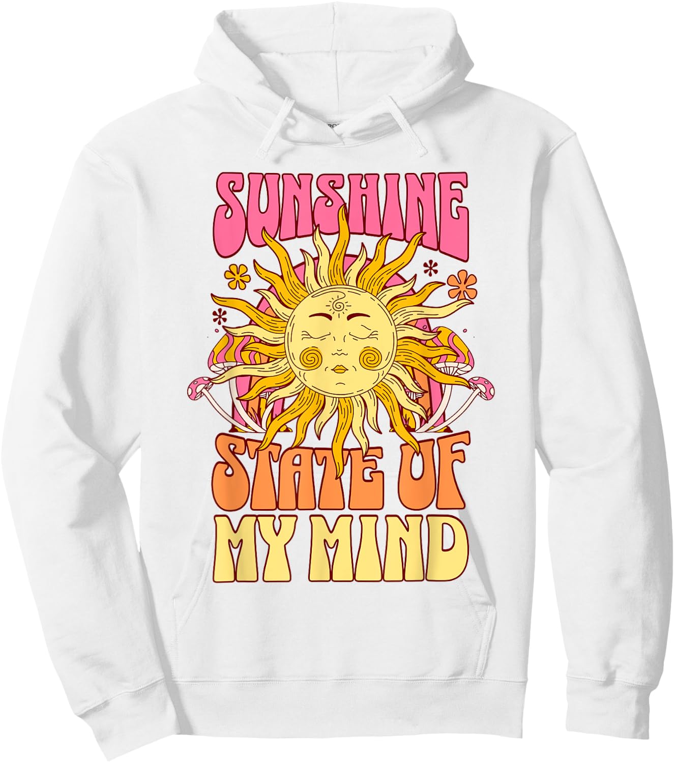 Sunshine State of Mind Radiant Vibes Men Women Kids Hoodie - Hoodie | White