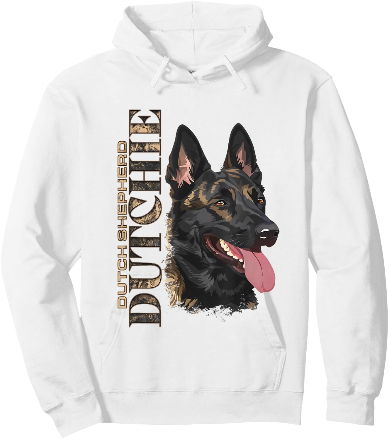 Dutch Shepherd Hoodie - Hoodie | White