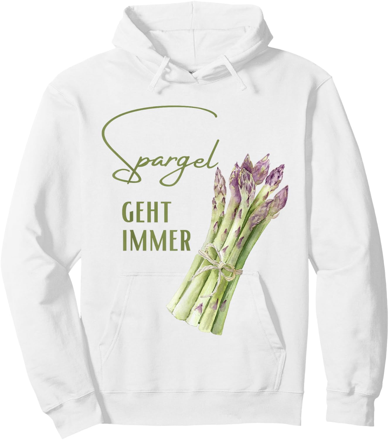 Spargel geht immer Spargeln Spargelbauer Spargel essen Hoodie - Hoodie | White