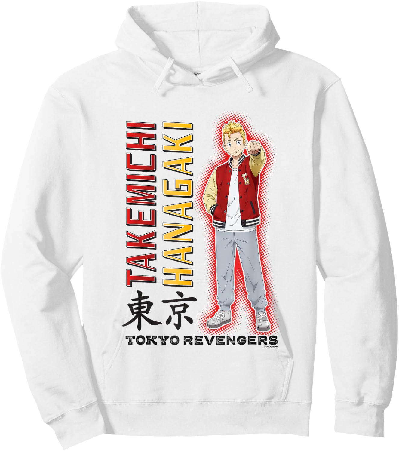 Tokyo Revengers Takemichi Hanagaki Mic Drop Hoodie - Hoodie | White