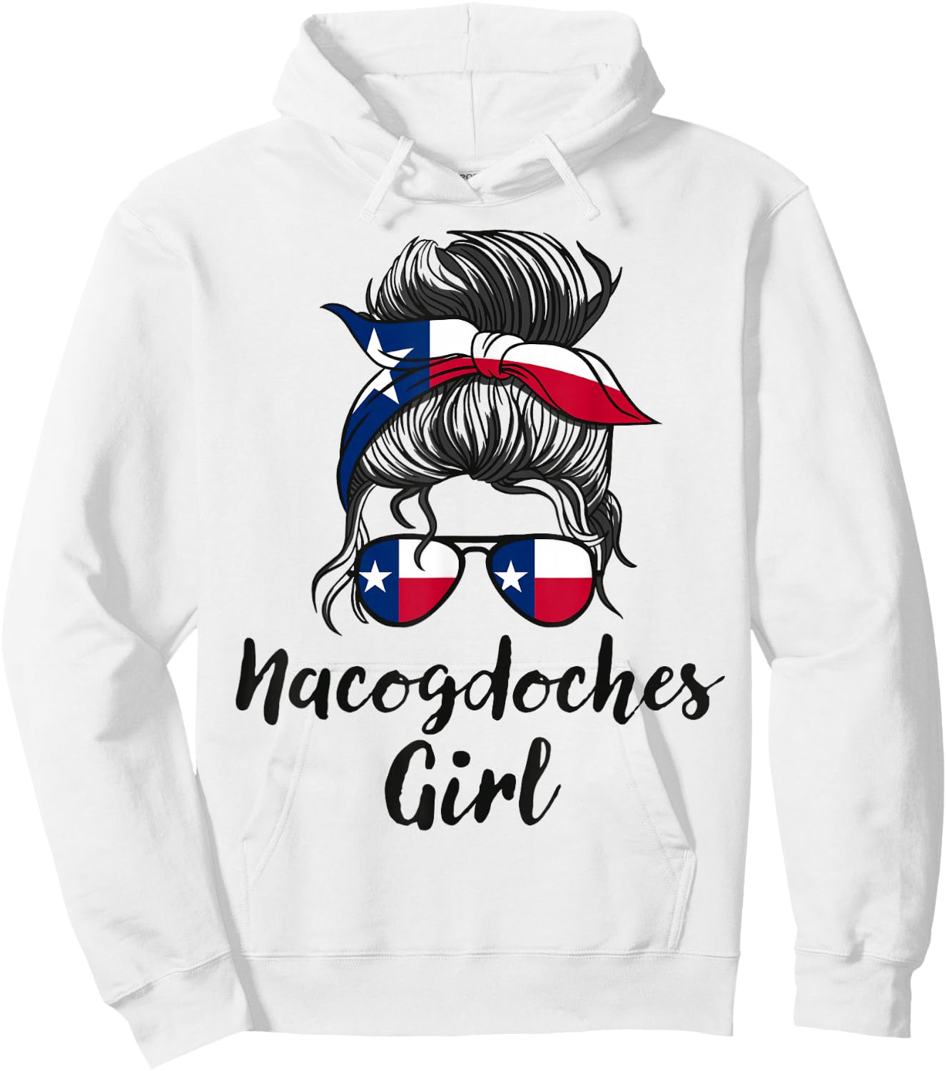 Nacogdoches Texas Women Girl Hoodie - Hoodie | White