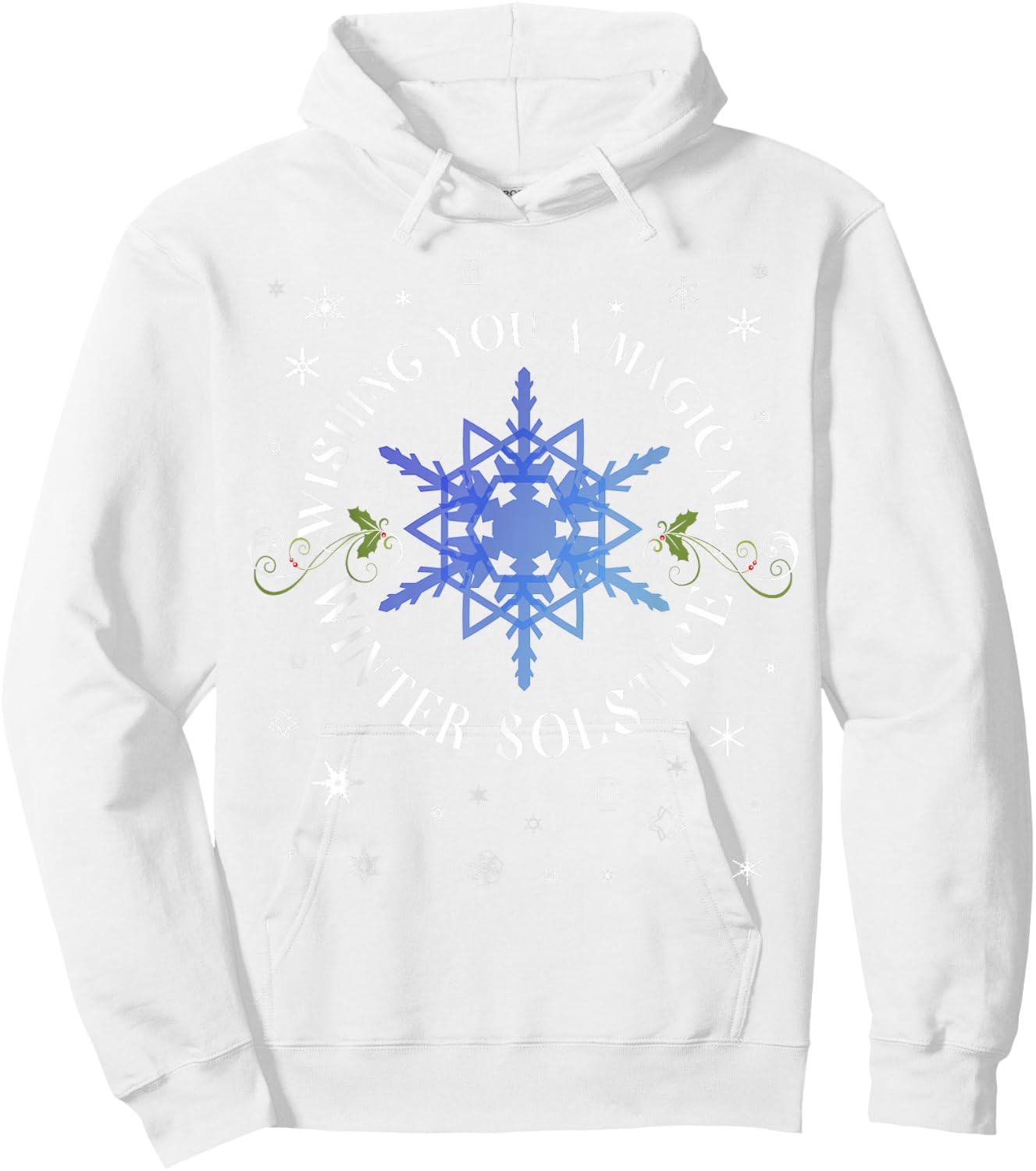 I wish you a magical winter solstice Hoodie - Hoodie | White
