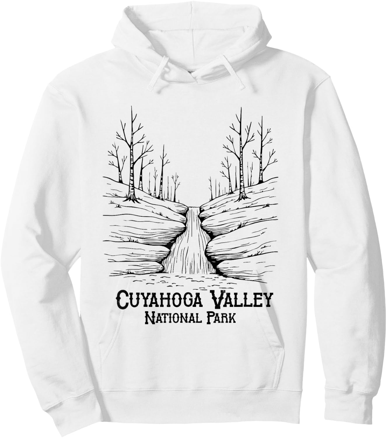 Cuyahoga Valley National Park Souvenir Ohio Cleveland Akron Hoodie - Hoodie | White