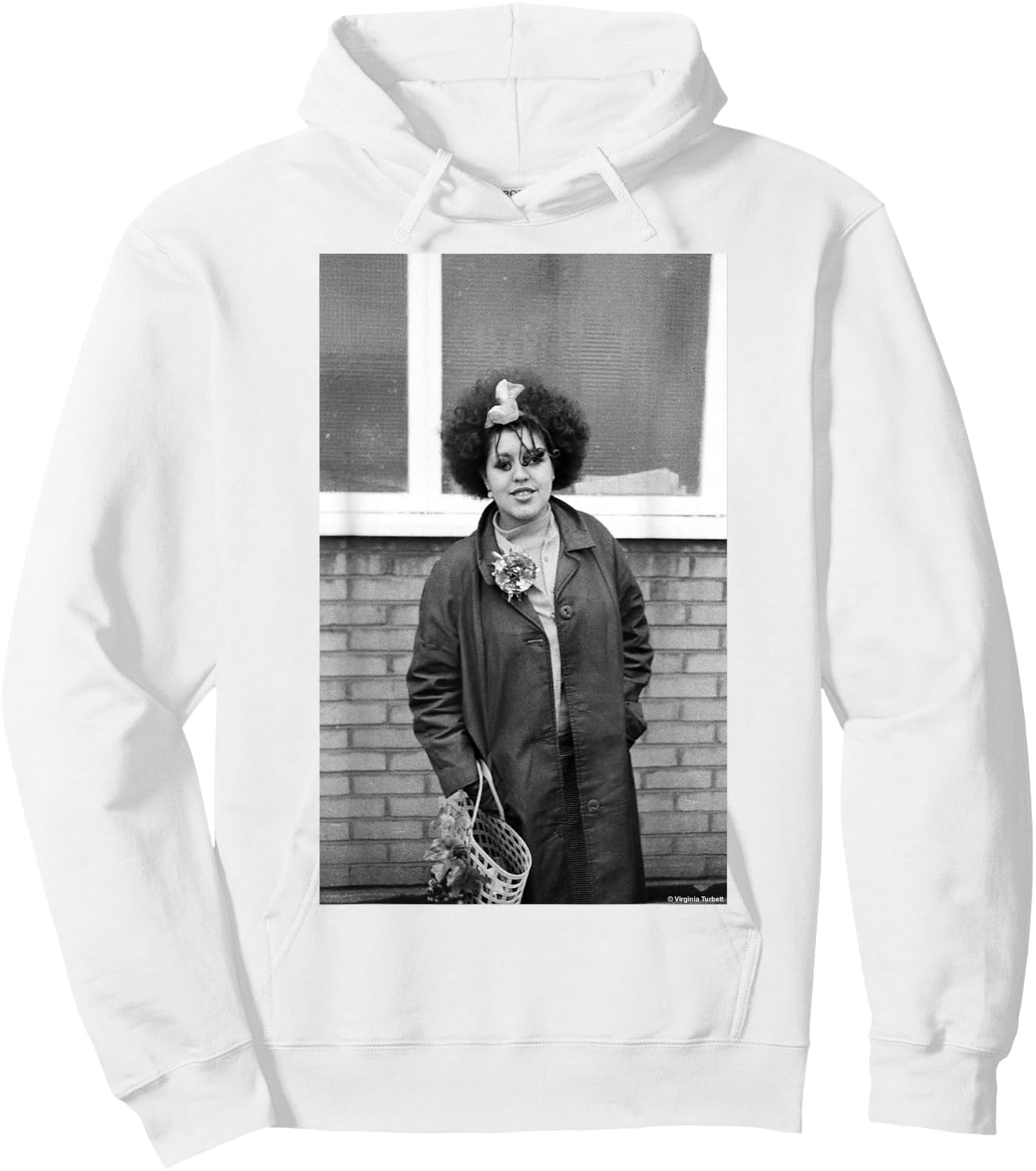 Poly Styrene Of Punk Band X-Ray Specs By Virginia Turbett Hoodie - Hoodie | White