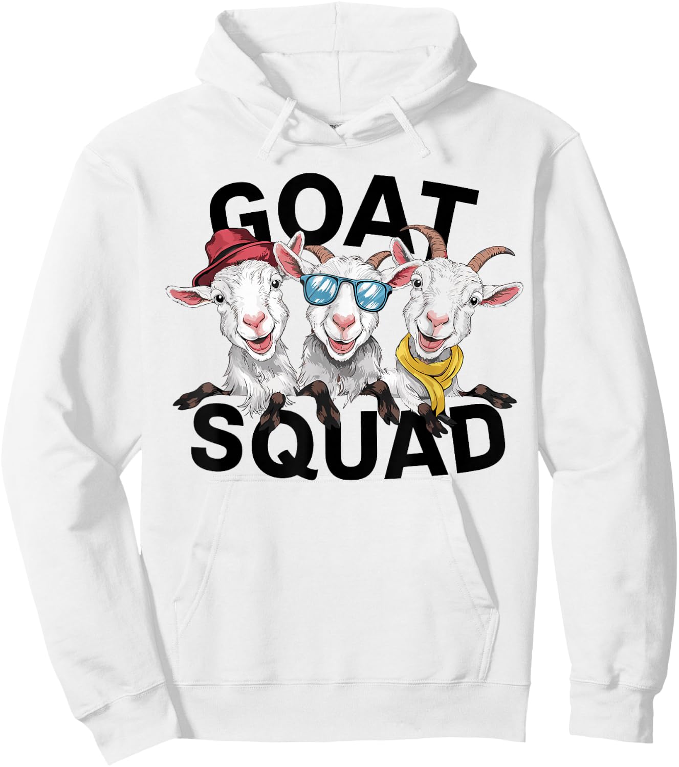 Goat Squad for Goat Lover Shirt | Kids Goat Hoodie - Hoodie | White