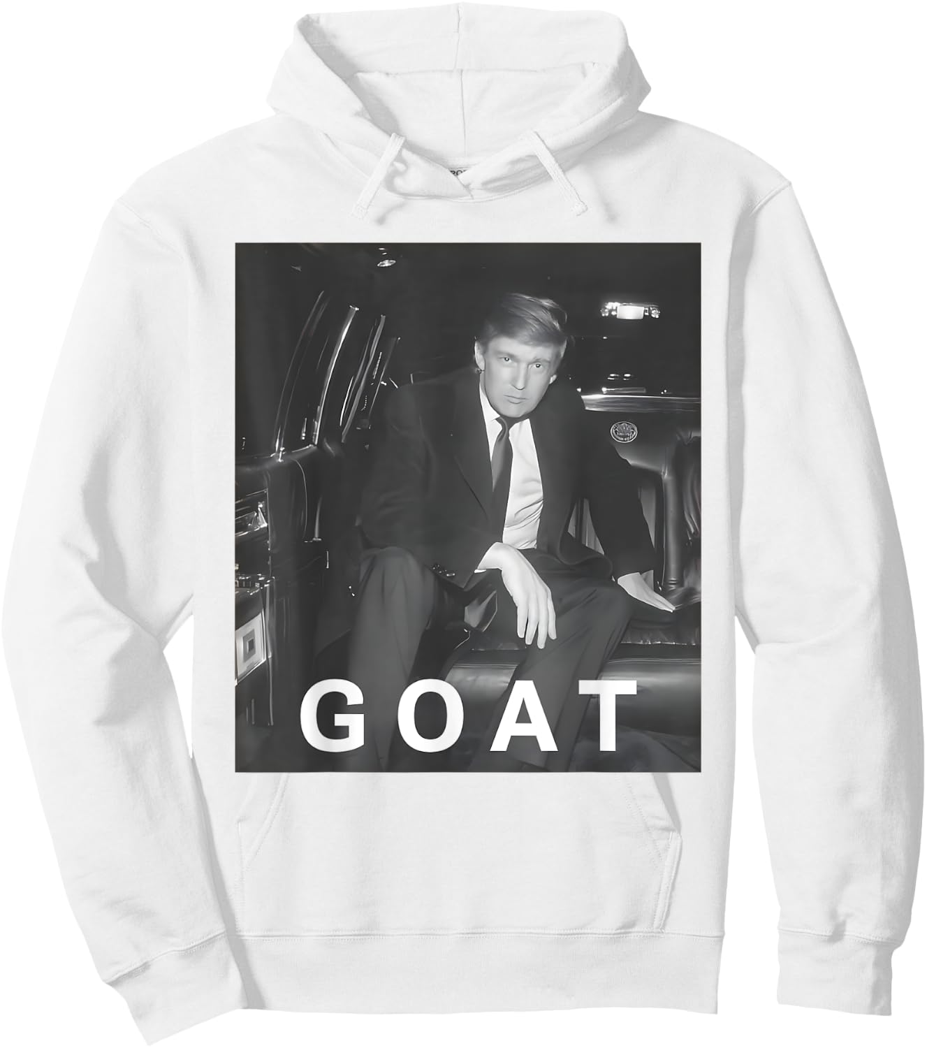 Trump GOAT Donald Trump 2024 Funny Take America Back Hoodie - Hoodie | White
