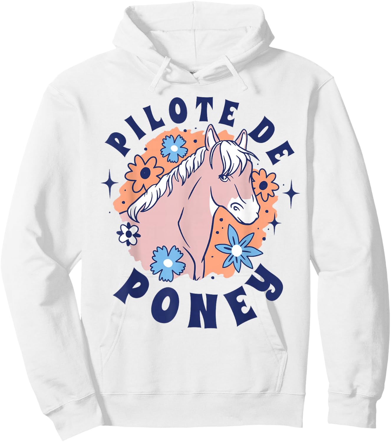 Girl Horse Riding Pony Pilot Girl Horses , white, S Hoodie - Hoodie | White