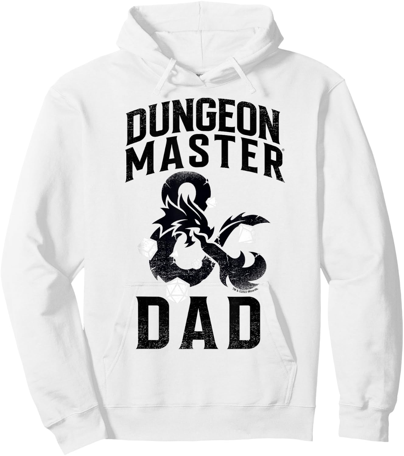 Dungeons & Dragons Father's Day Daddy Dungeon Master Hoodie - Hoodie | White