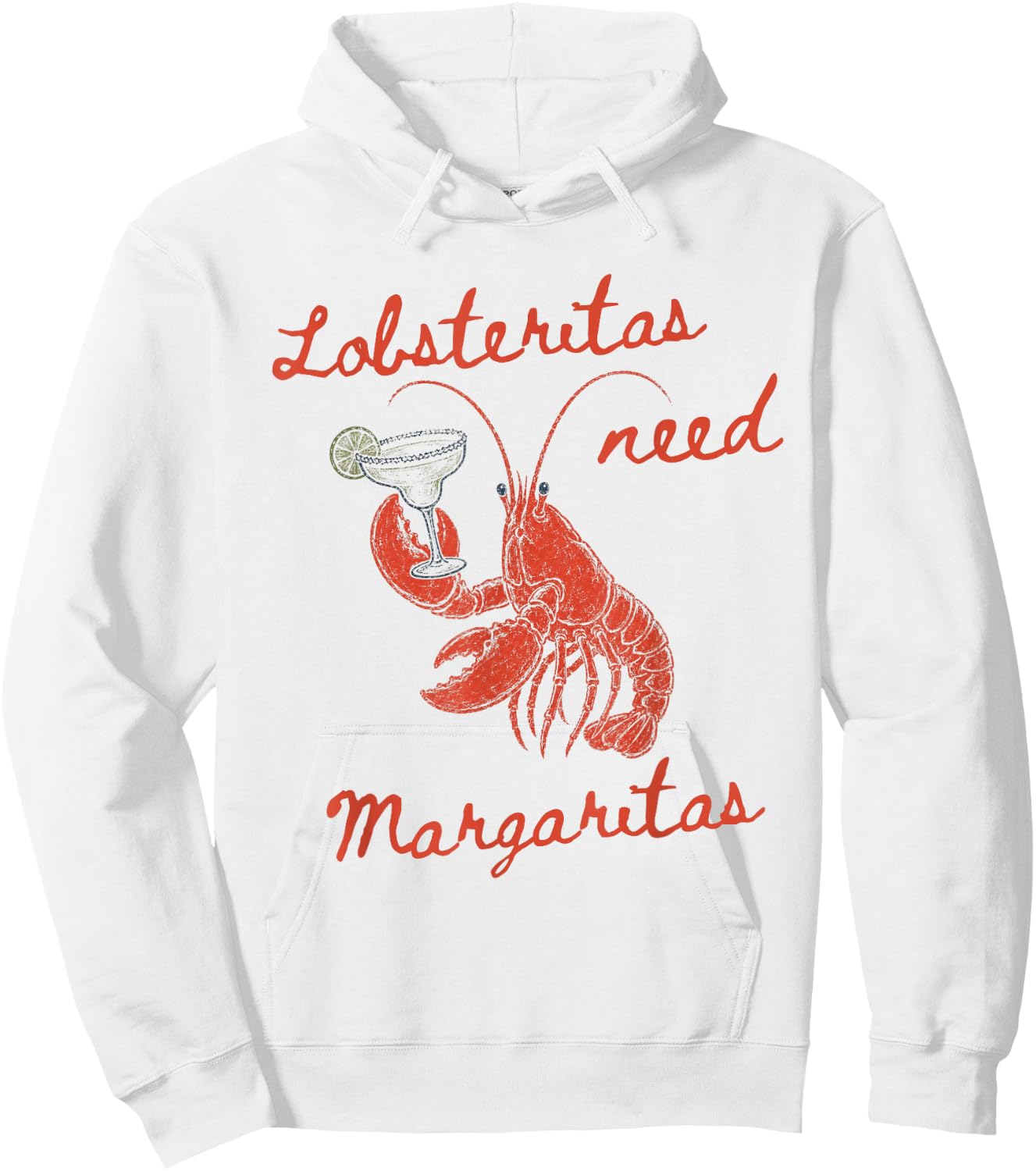 Lobsteritas Need Margaritas Lobster Women Girl Summer Hoodie - Hoodie | White