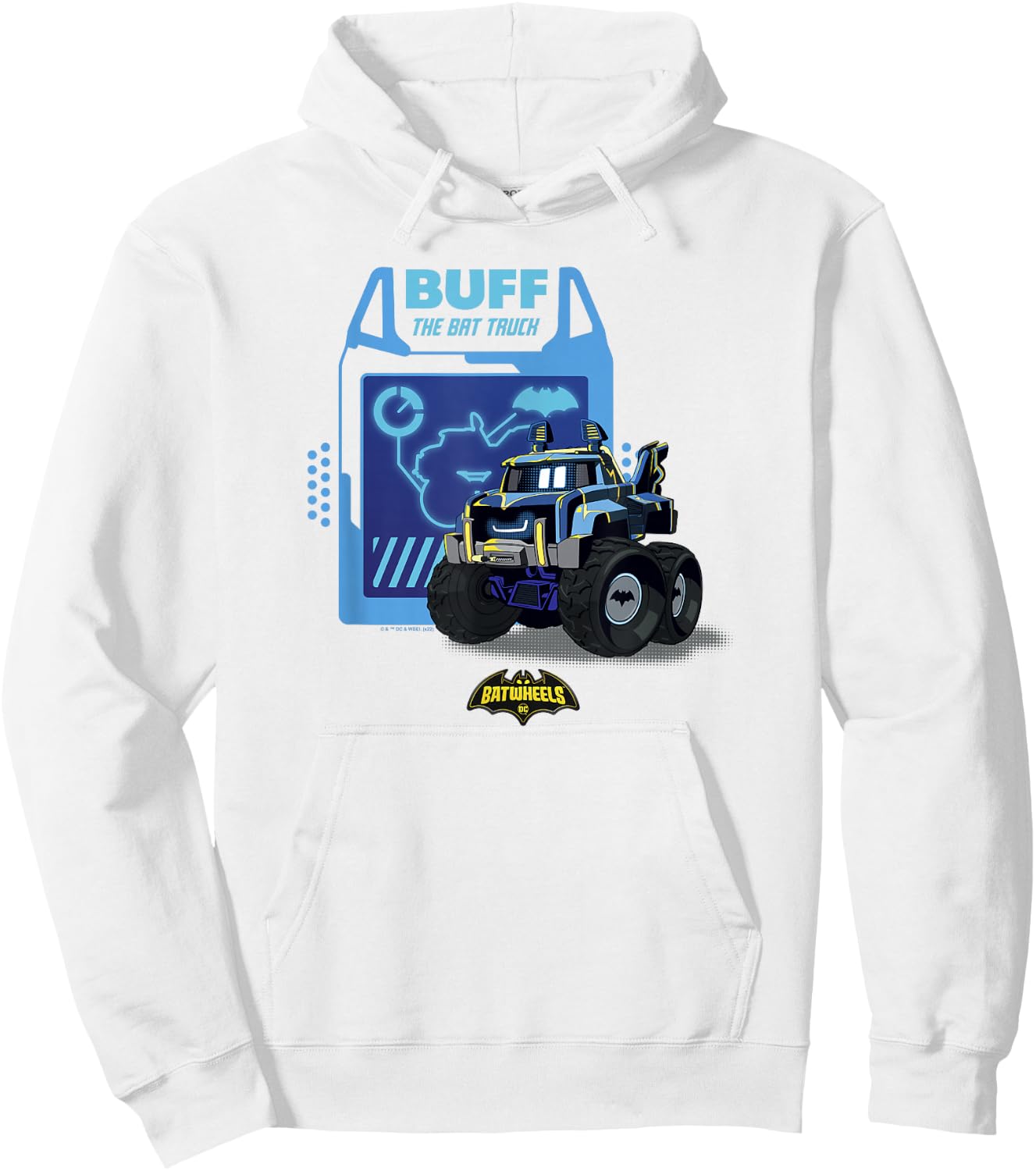 Batwheels Buff The Bat Truck Hoodie - Hoodie | White