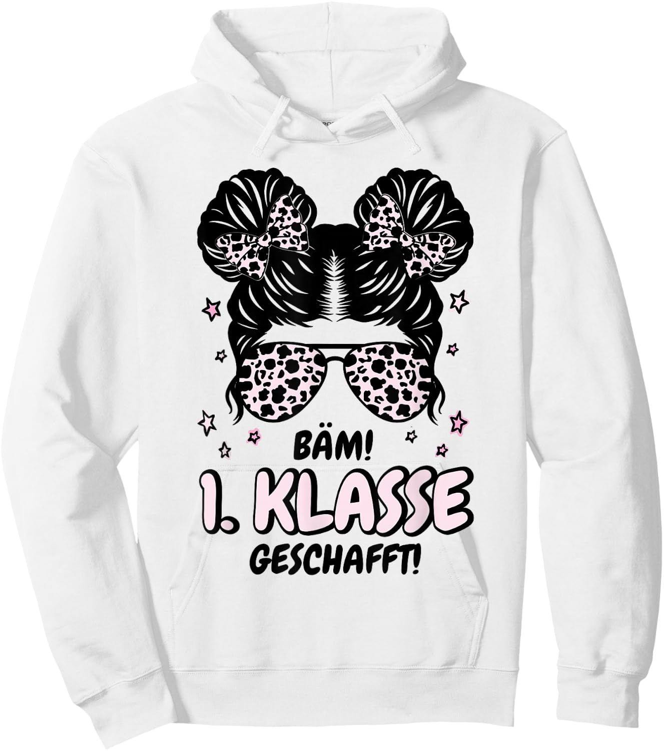 Bäm 1. Klasse Geschafft 2026 Abschluss 1. Klasse Hoodie - Hoodie | White