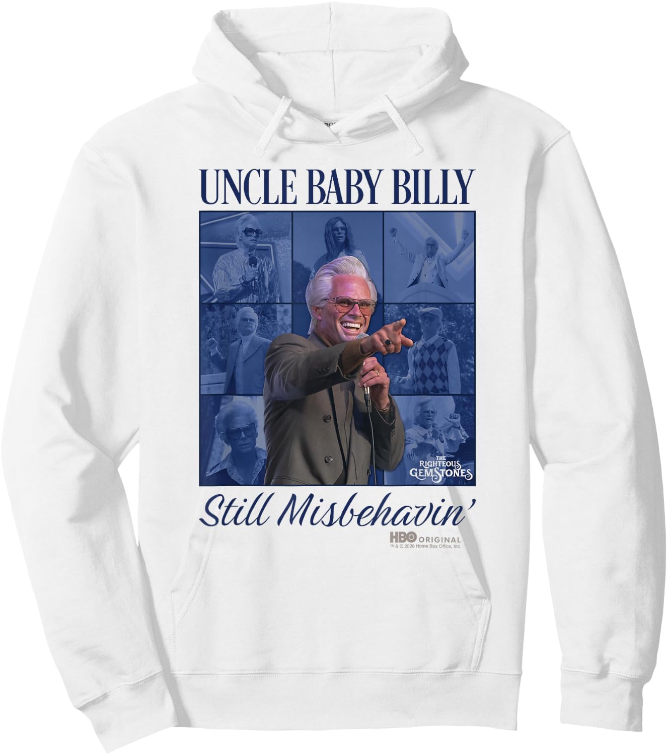 Righteous Gemstones Uncle Baby Billy Officially Licensed Hoodie - Hoodie | White