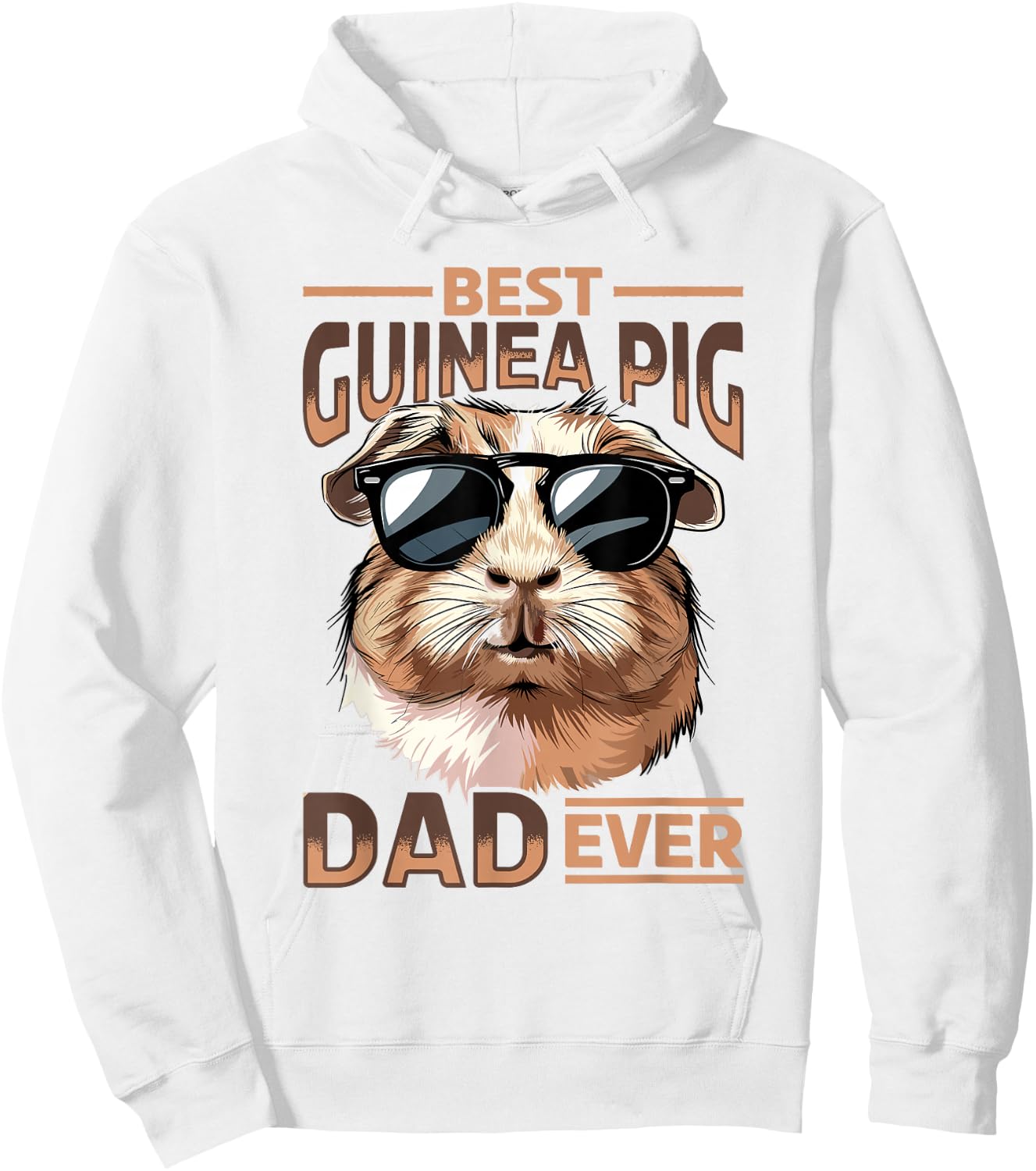 Funny Guinea Pig Pet Lover Rodent Animal Best Guinea Pig Dad Hoodie - Hoodie | White