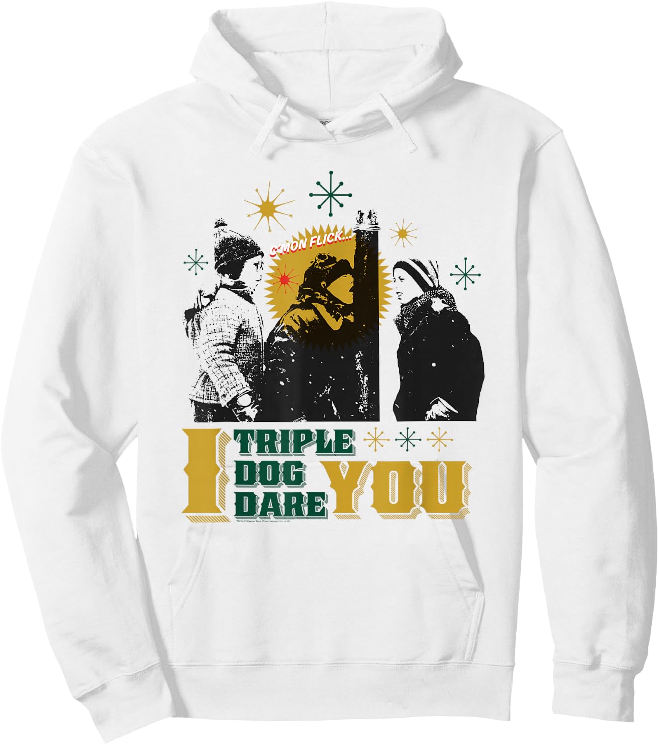 A Christmas Story I Triple Dog Dare You Hoodie - Hoodie | White