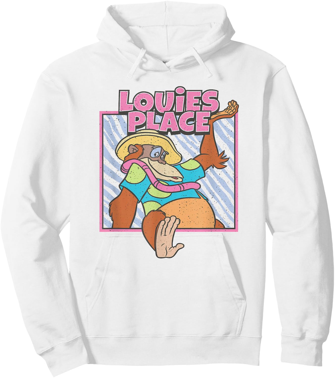Disney The Jungle Book King Louie's Place Poster Hoodie - Hoodie | White