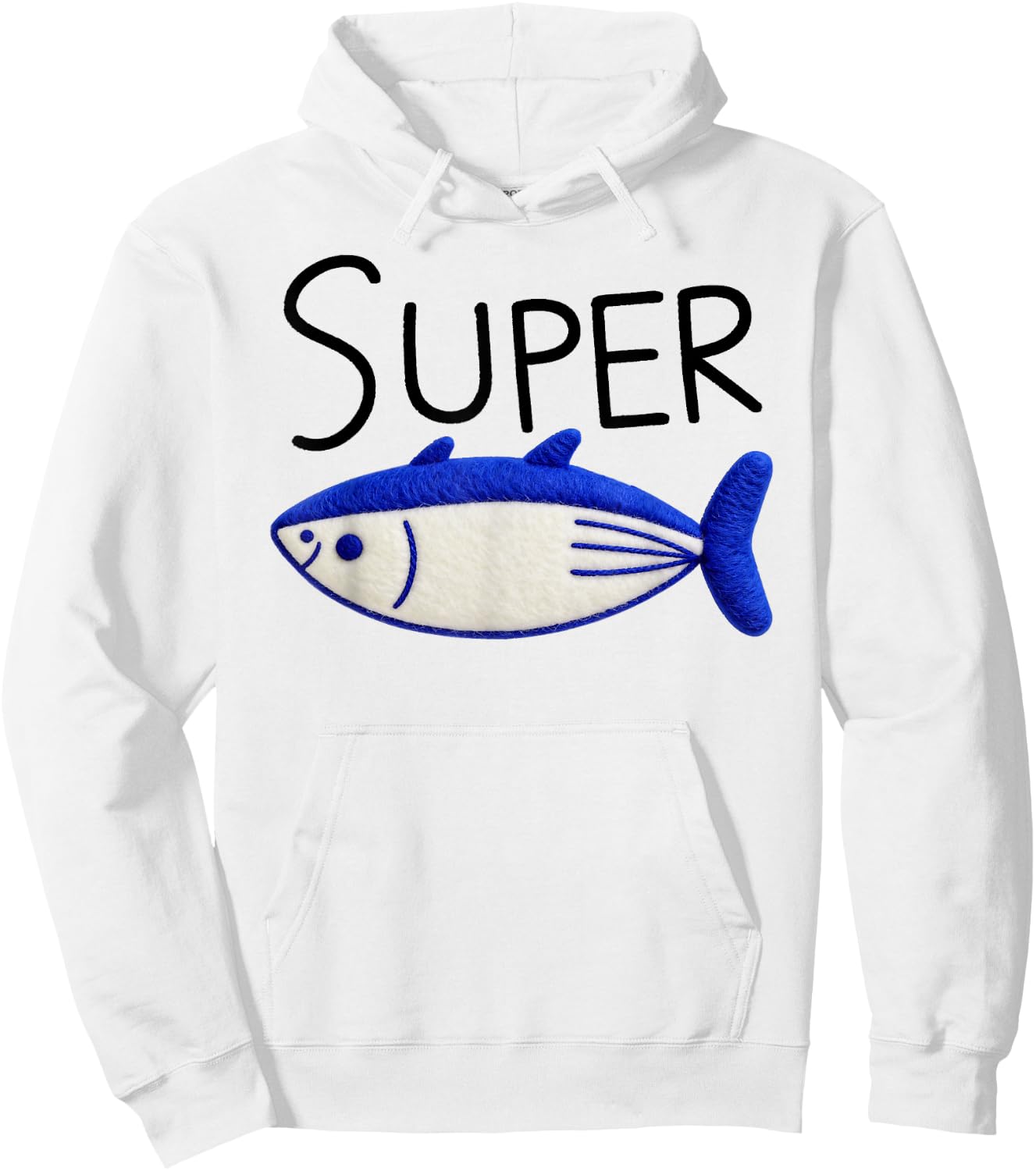 Super Tuna Funny Hoodie - Hoodie | White