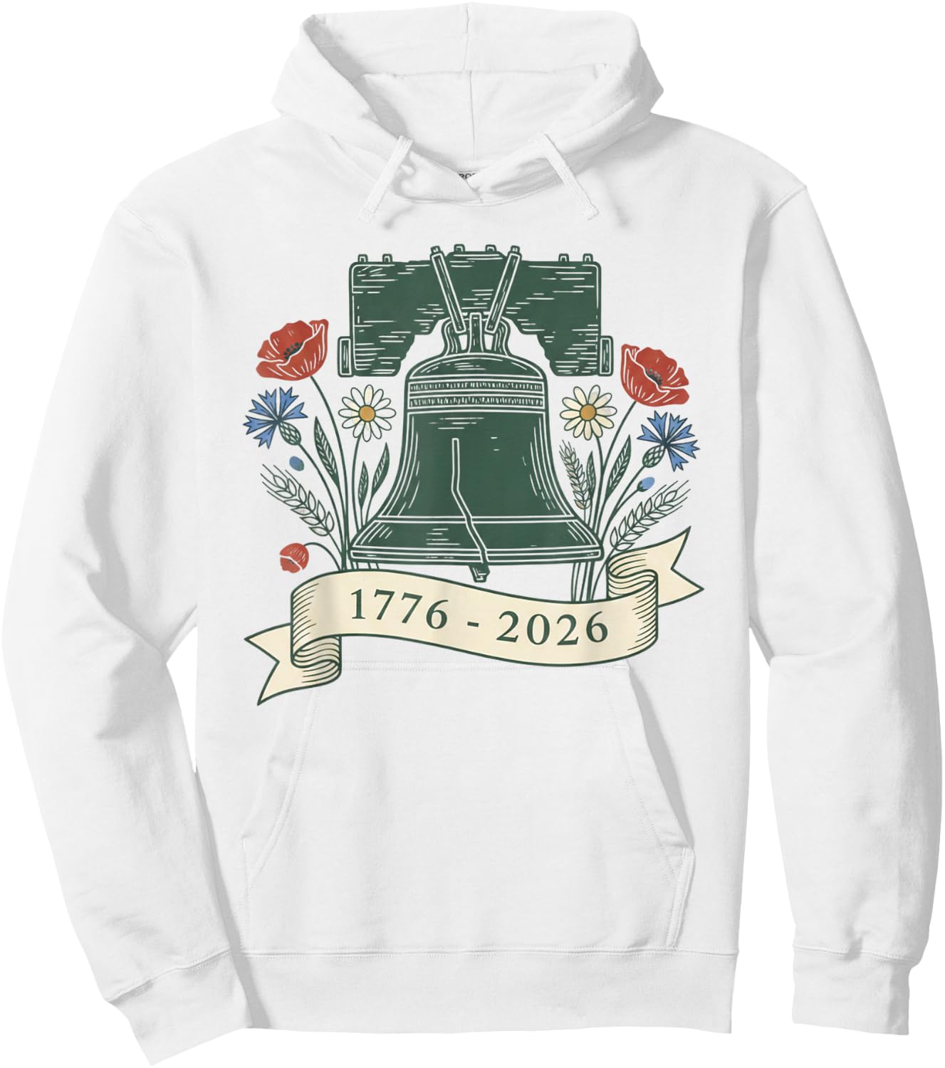 250th 4th of July American 250y 1776 2026 Independence Day Hoodie - Hoodie | White