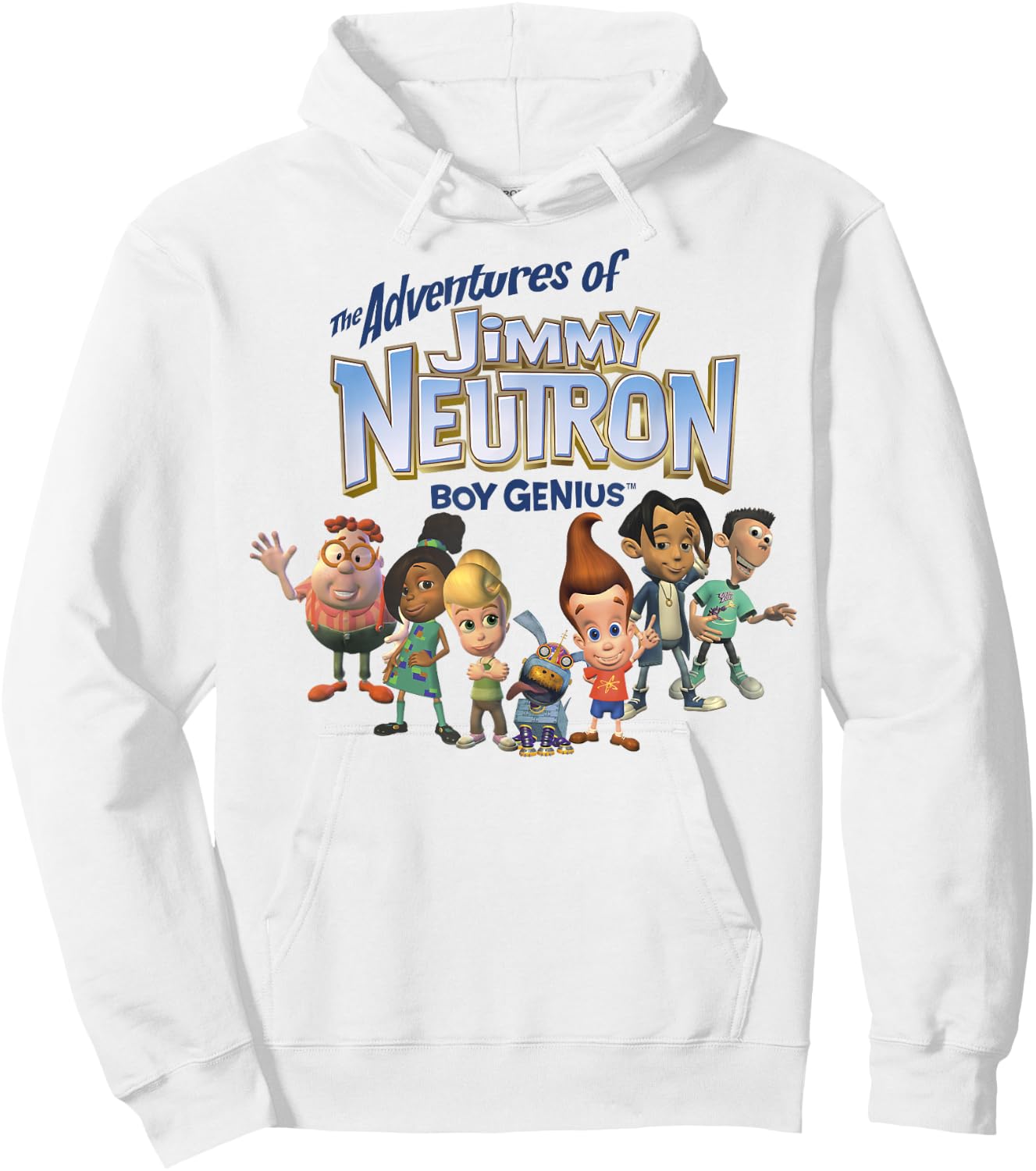 Nickelodeon Jimmy Neutron The Adventures of Boy Genius Hoodie - Hoodie | White