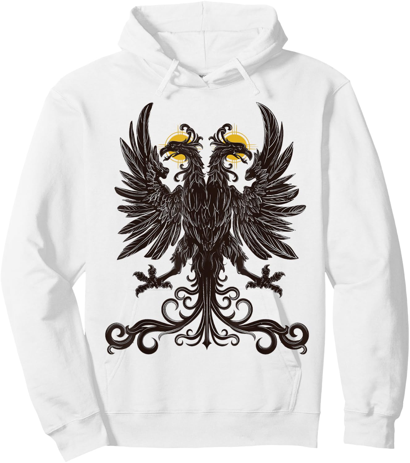 Holy Roman Empire double-headed eagle Hoodie - Hoodie | White