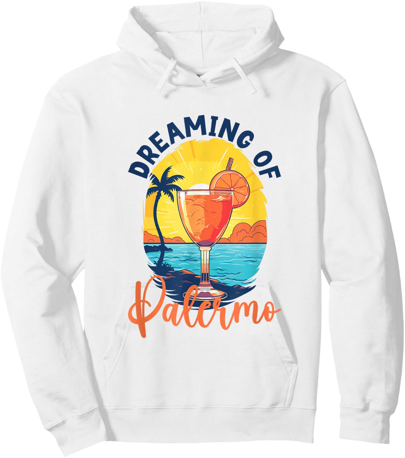 Träume von Palermo Hoodie - Hoodie | White