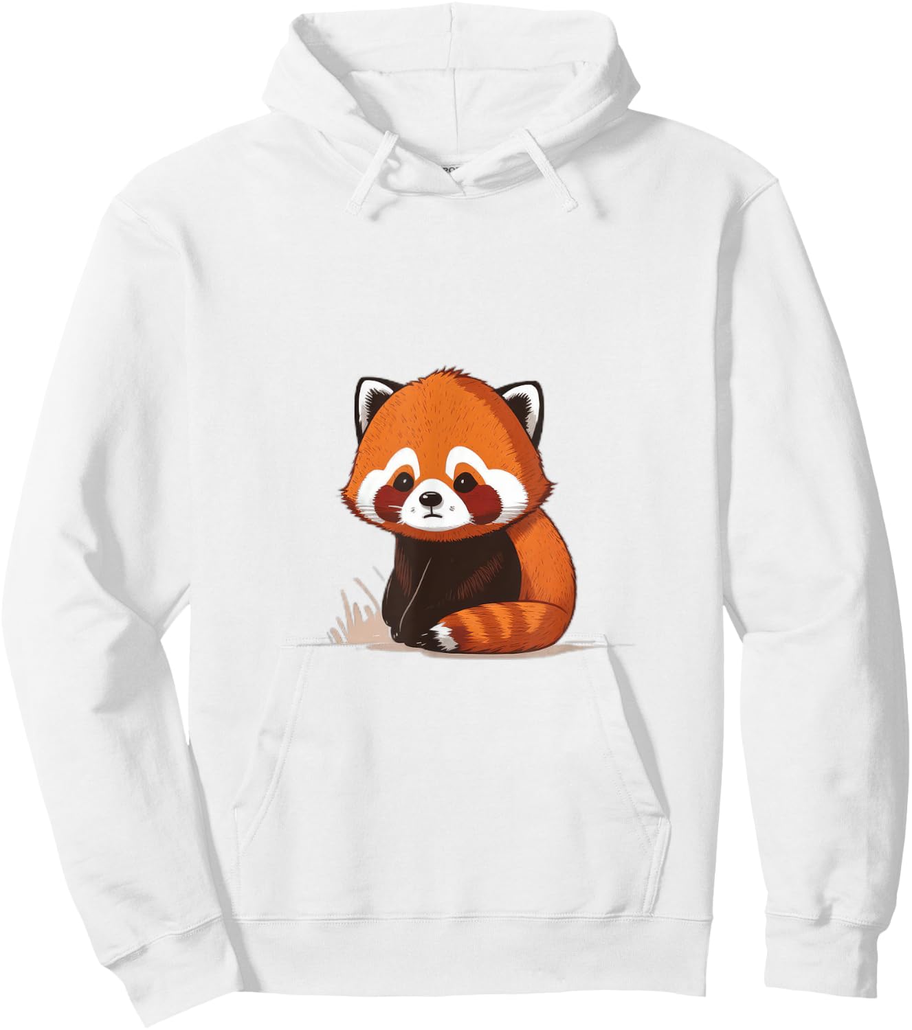 Cool Cute Funny Red Panda Hoodie - Hoodie | White