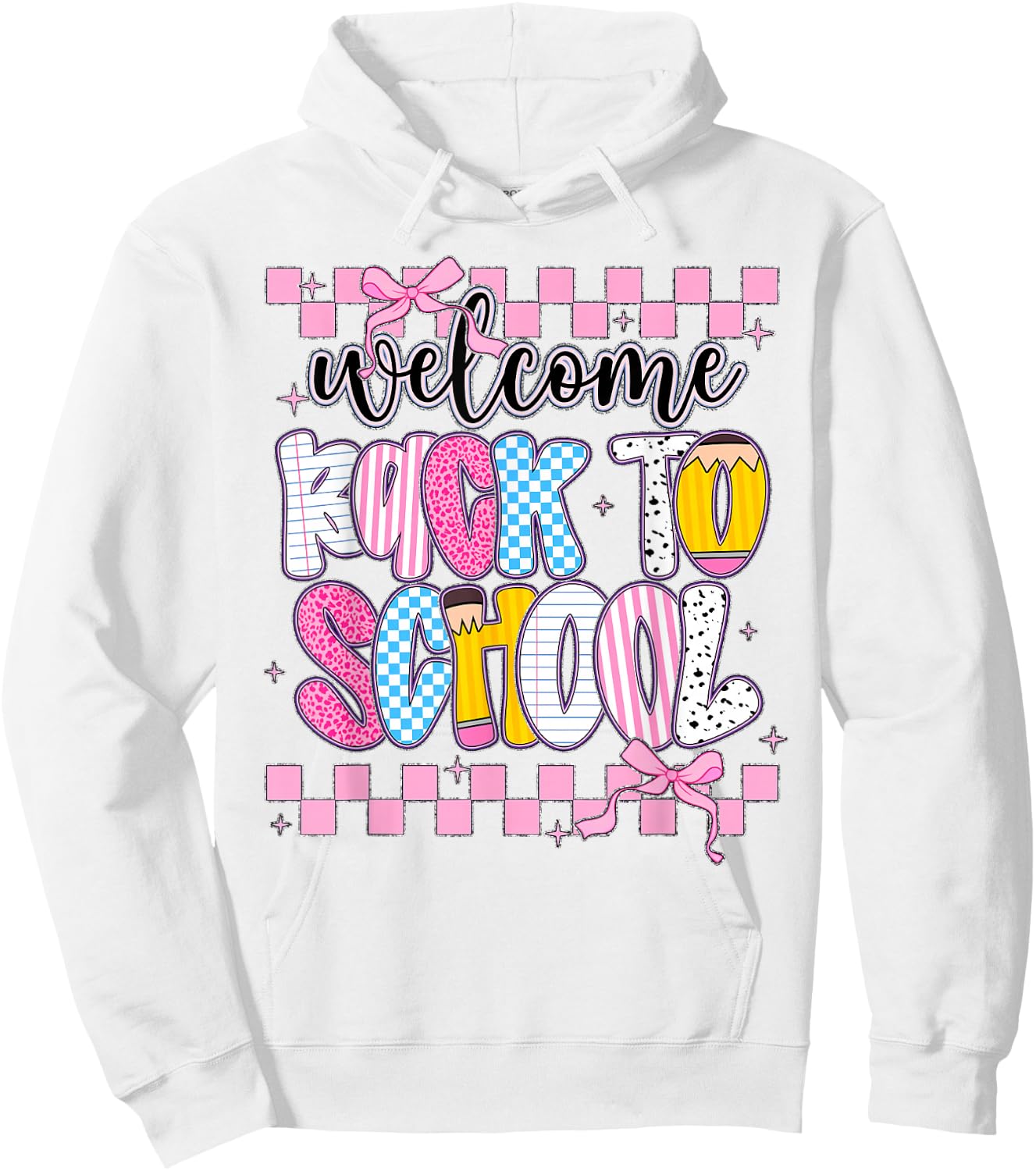 Welcome Back to School 2026 First Day Teachers Students Hoodie - Hoodie | White