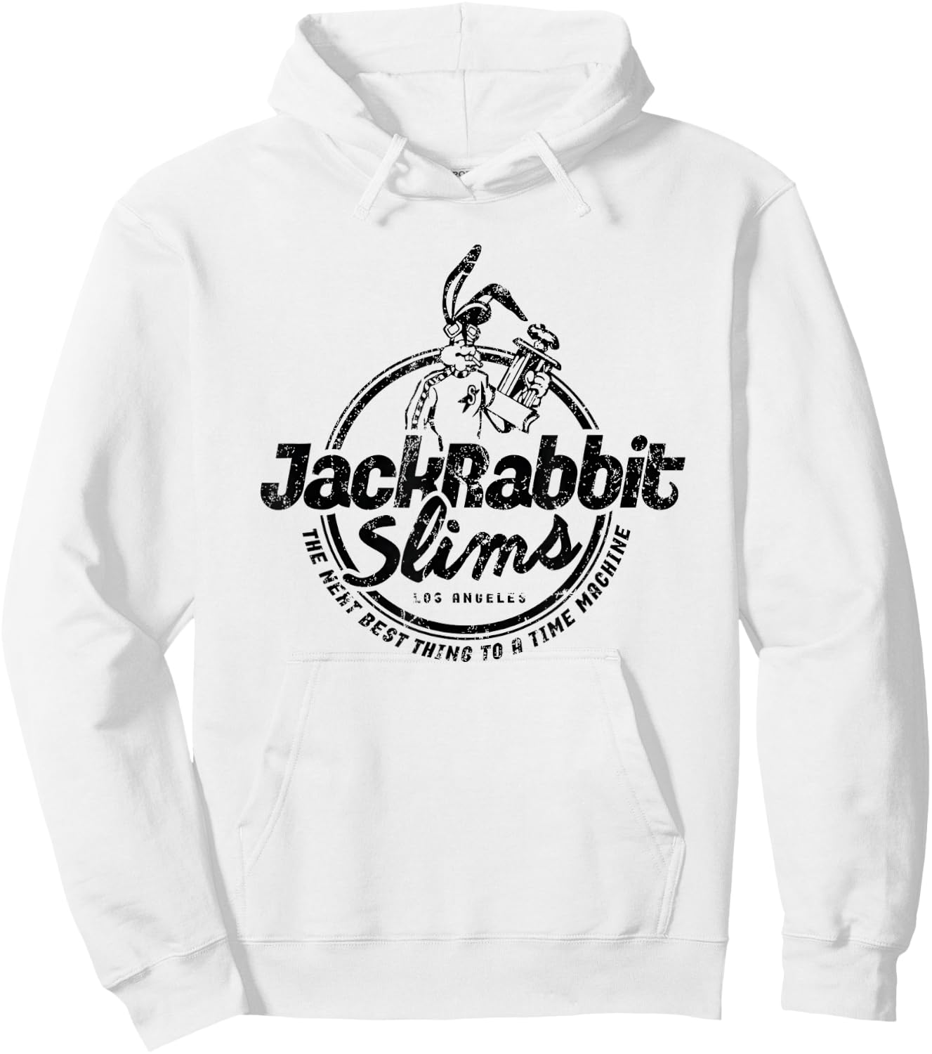 Rabbit Jack Slim's Pulp Milkshake Restaurant Retro Vintage Hoodie - Hoodie | White