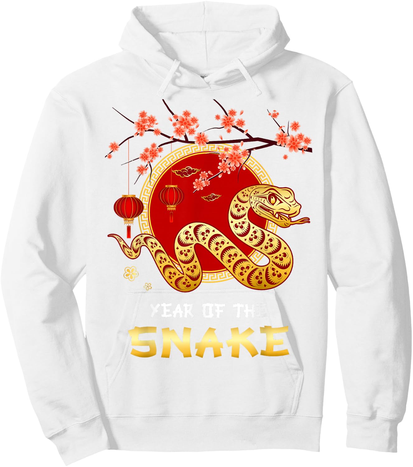 Year of The Snake 2025 Lunar New Year Chinese New Year 2025 Hoodie - Hoodie | White
