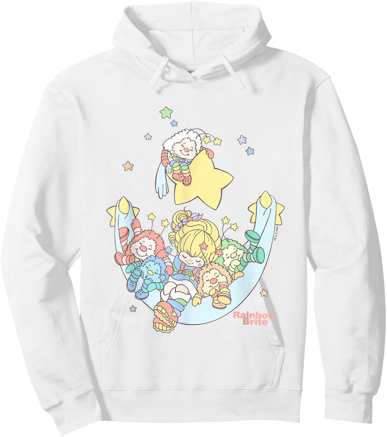 Rainbow Brite Sleeping Sprites Vintage Hoodie - Hoodie | White