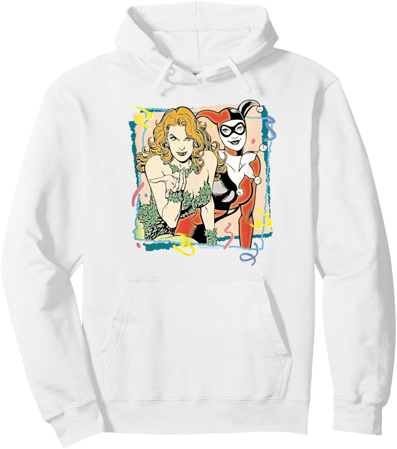 Batman Totally Harley Quinn & Poison Ivy Hoodie - Hoodie | White