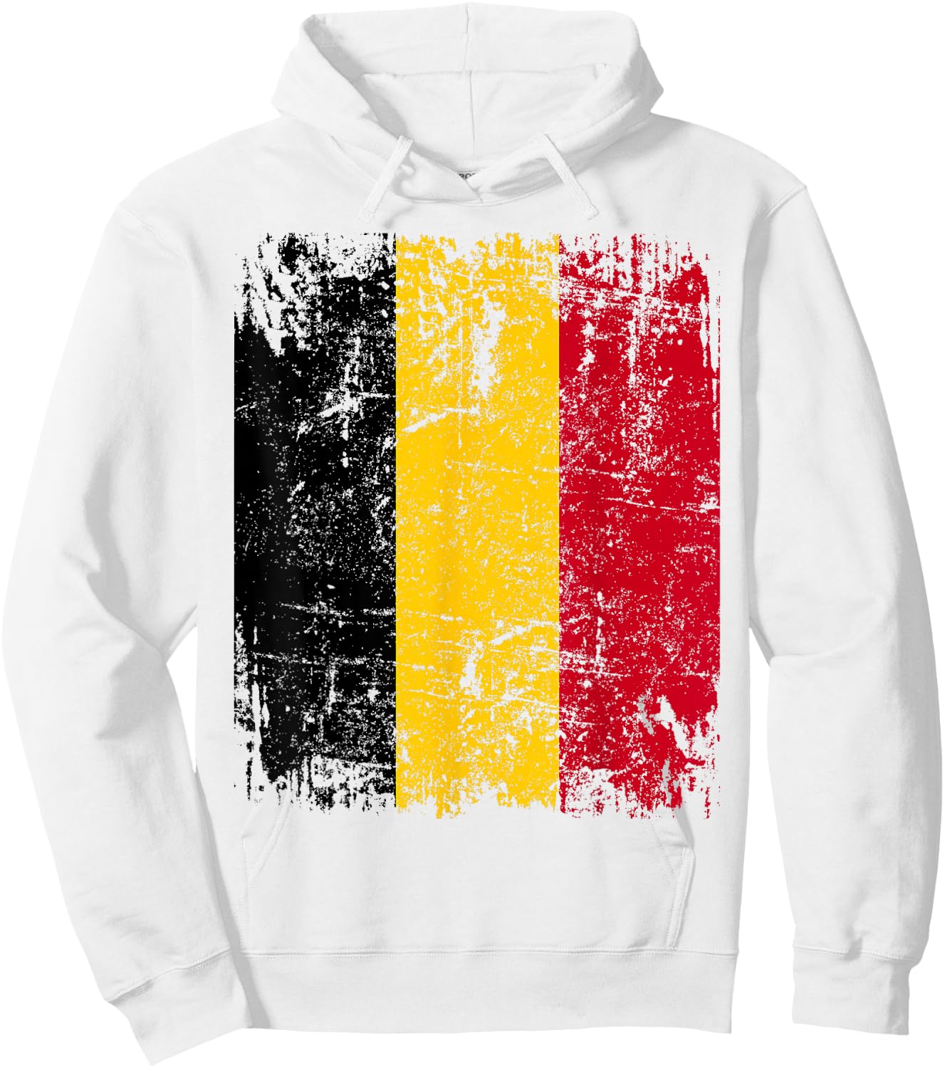 BELGIUM Flag | Men Women Kids BELGIUM , white, S Hoodie - Hoodie | White