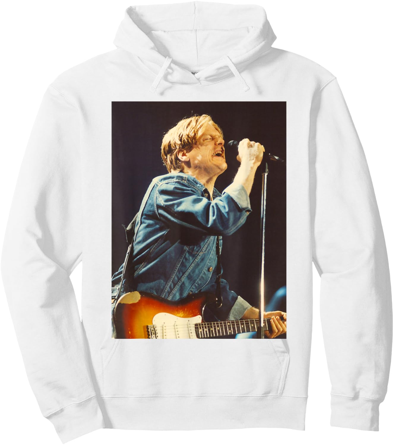 Bryan Adams Performing Waking Up The World Tour Live 1992 Hoodie - Hoodie | White