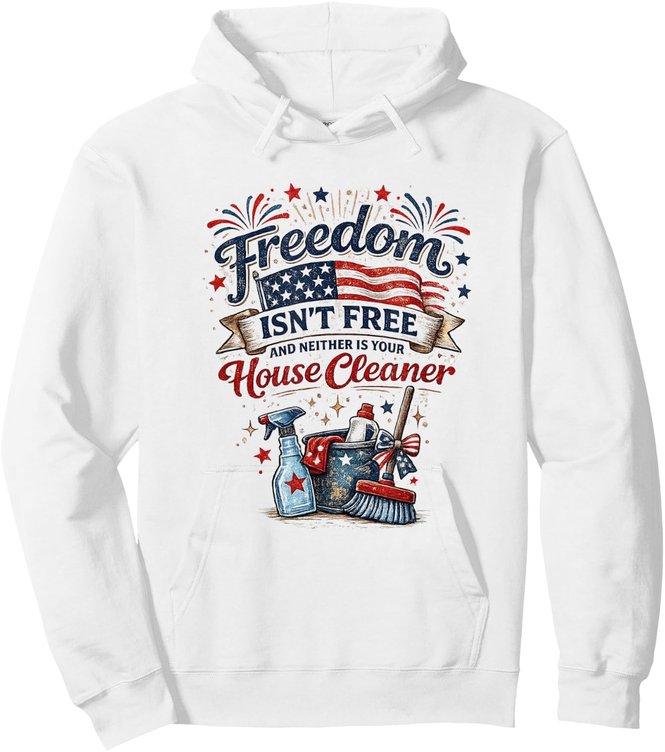 4th of July Hoodie - Hoodie | White
