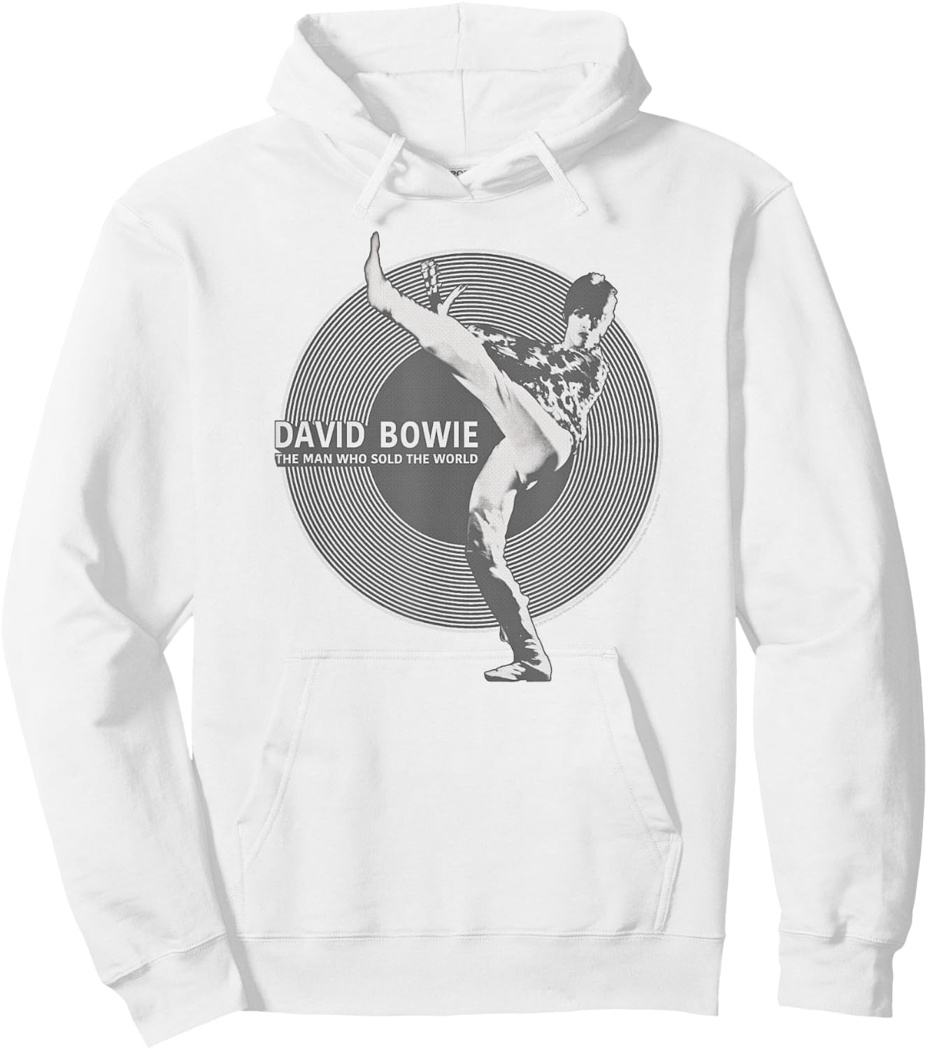 David Bowie - The Man Hoodie - Hoodie | White