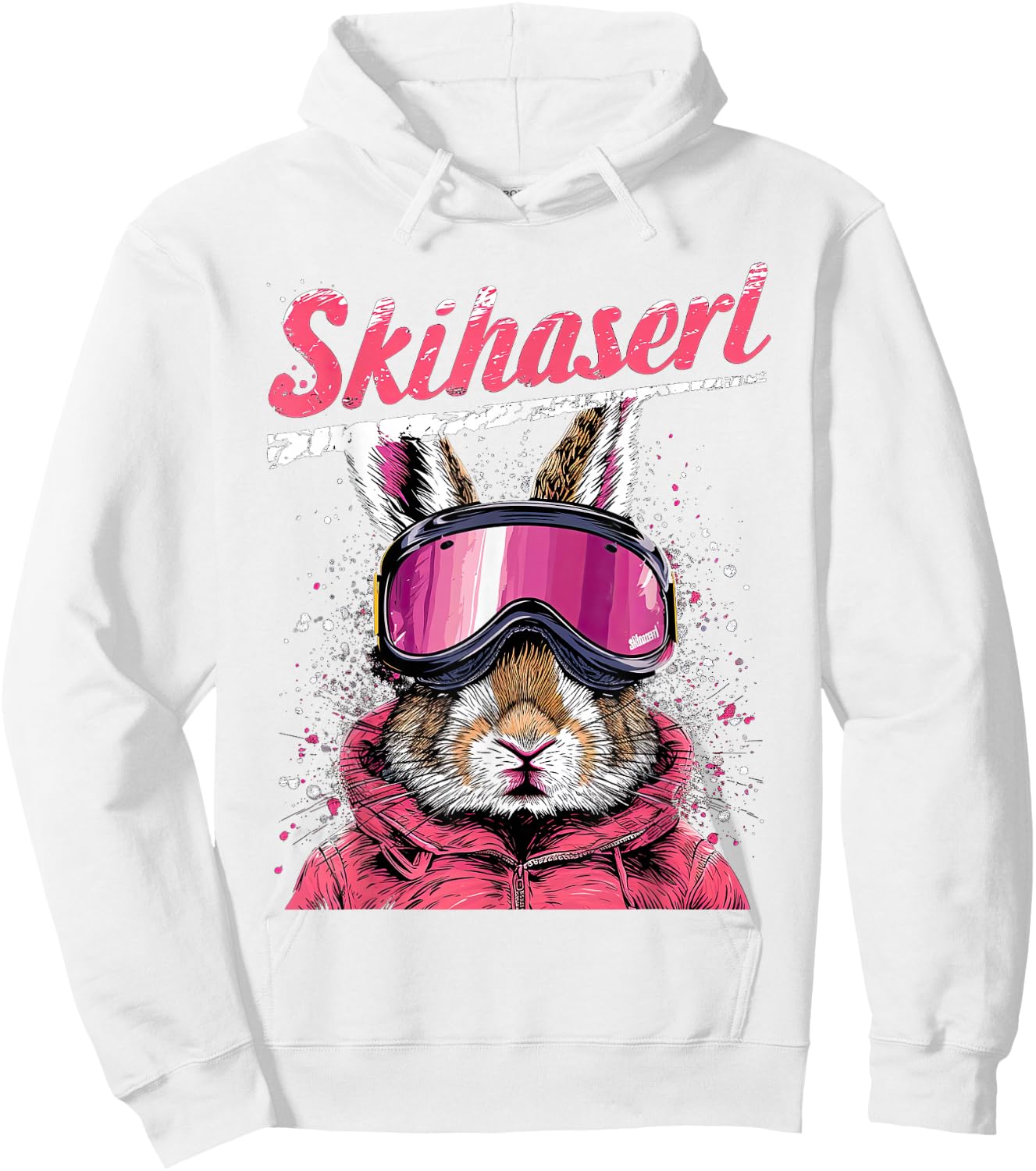 Skihaserl Apres Ski Haserl Skier Winter Women's , White Hoodie - Hoodie | White