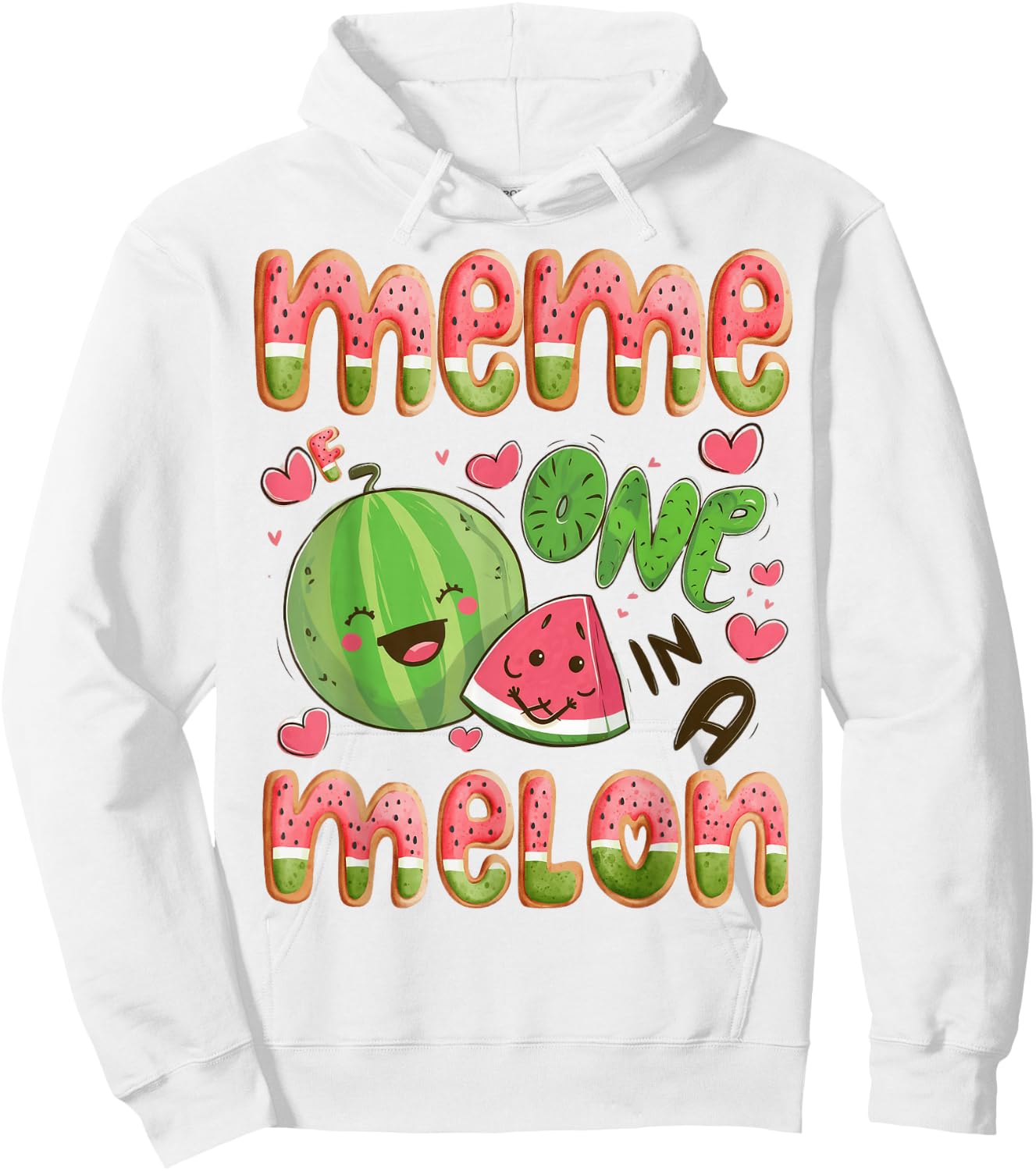 Meme Of One In A Melon 1St Birthday Watermelon Bday Party Hoodie - Hoodie | White