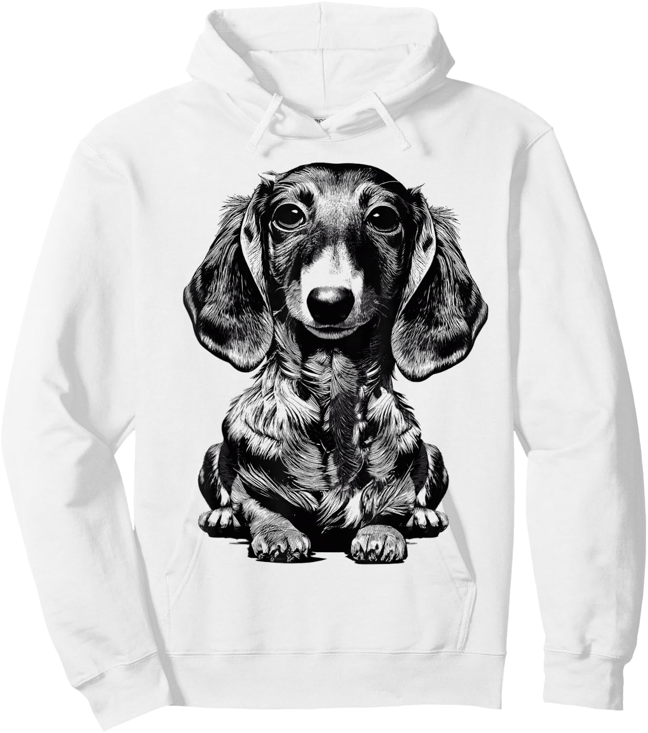 Dachshund, Wiener Dog Puppy, Doxie Mom Small Hoodie - Hoodie | White