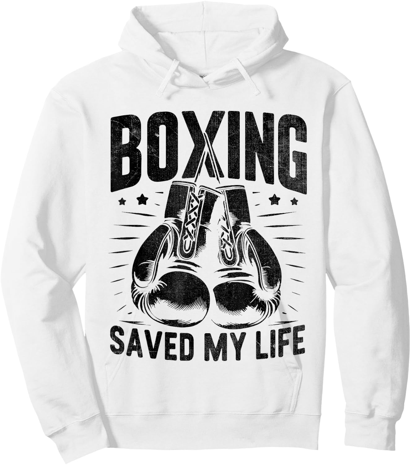 Boxing Saved My Life Boxer Fighter Boxers Hoodie - Hoodie | White