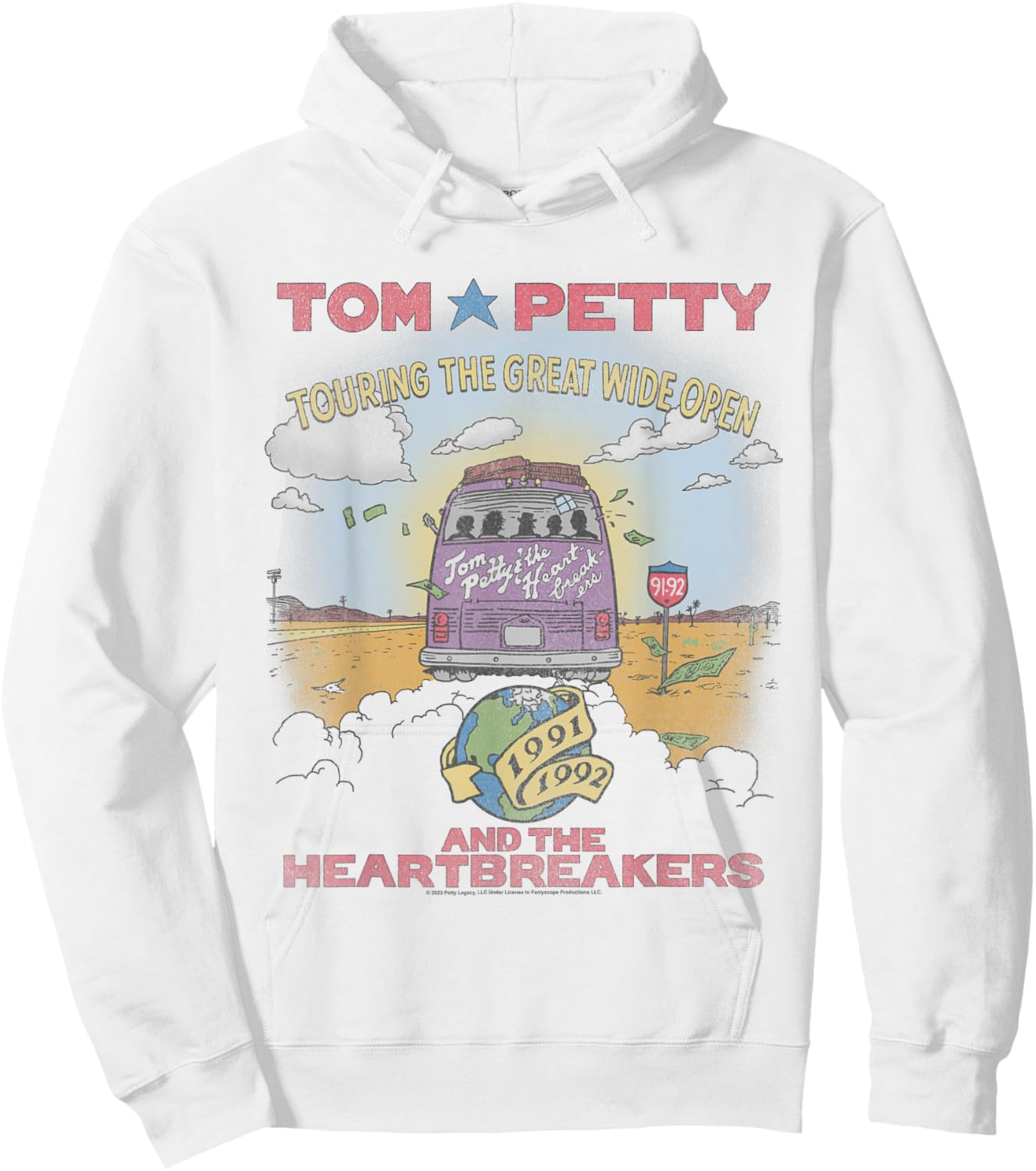Tom Petty The Great Wide Open , White Hoodie - Hoodie | White