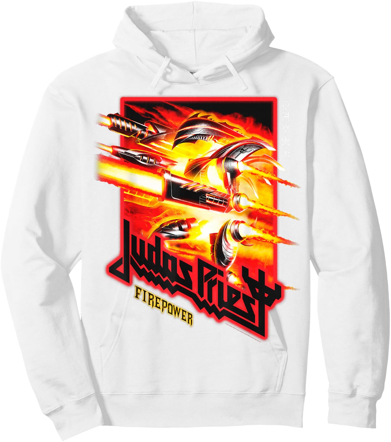 Judas Priest – Firepower Figure Red Hoodie - Hoodie | White