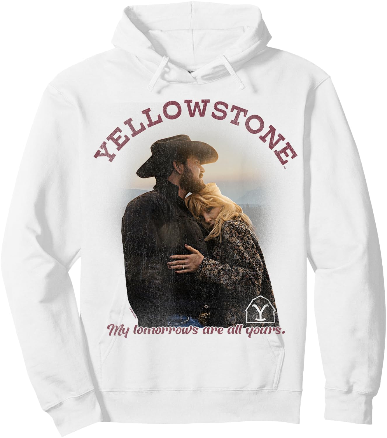 Yellowstone Beth and Rip Tomorrows , white, S Hoodie - Hoodie | White