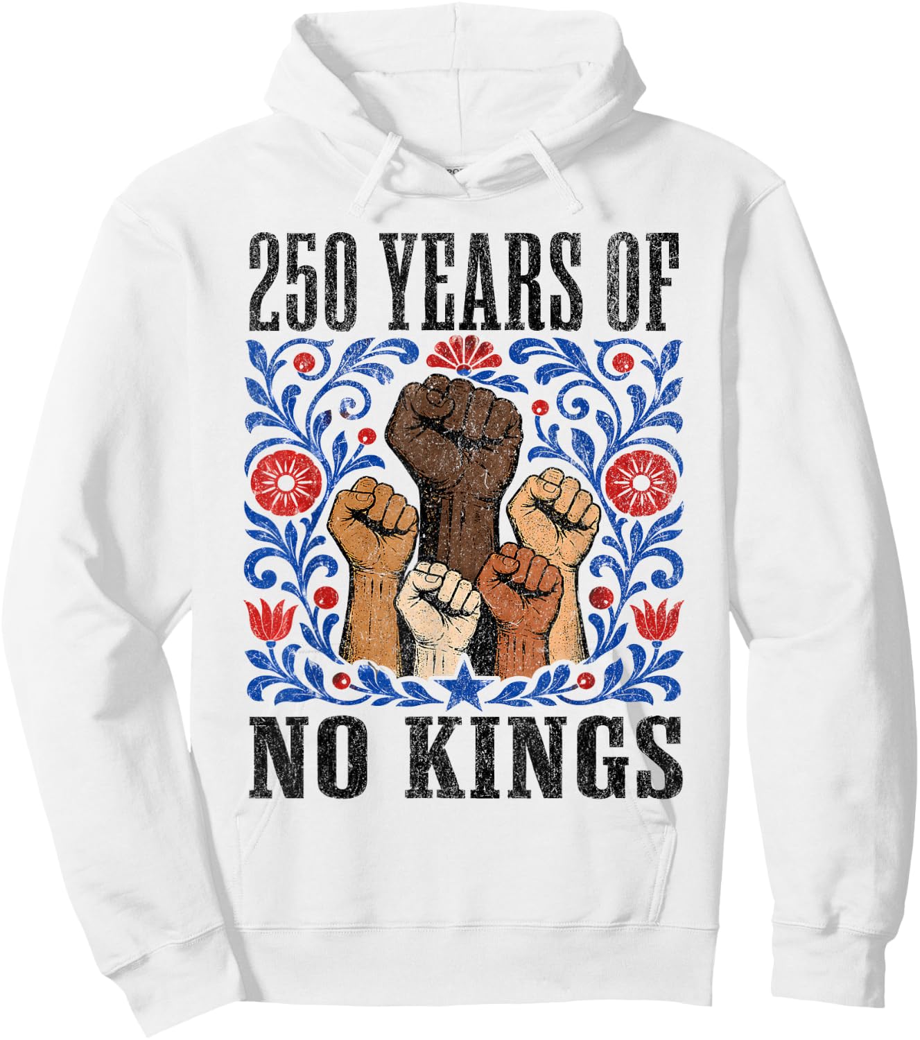 No Kings June 14 Hoodie - Hoodie | White