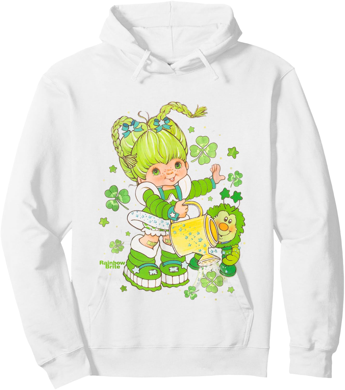 Rainbow Brite St. Patrick's Day Patty O'Green & Sprite Hoodie - Hoodie | White